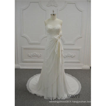 Dernières robes de mariée longue 2017 Robes de mariée trompette ivoire Importation robe de mariée de Guangzhou